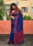 Korat Linen Saree Forest Black 03