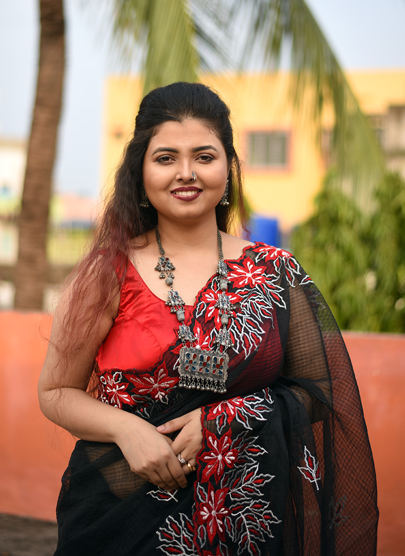 Kota Saree with Hand Weaving Border Shree Collection By Debjani Dhar