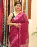 Banarasi Warm Silk Magenta 02